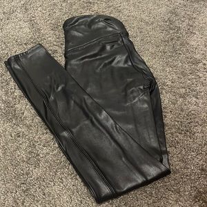Spanx faux leather leggings